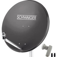 Schwaiger SPI9961SET2 SAT-Anlage ohne Receiver Teilnehmer-Anzahl: 2 80cm von Schwaiger