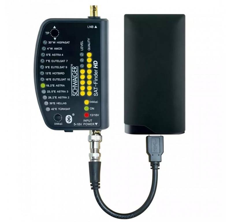 Schwaiger Satfinder SCHWAIGER SF 9003 BT+Akku SAT Finder von Schwaiger