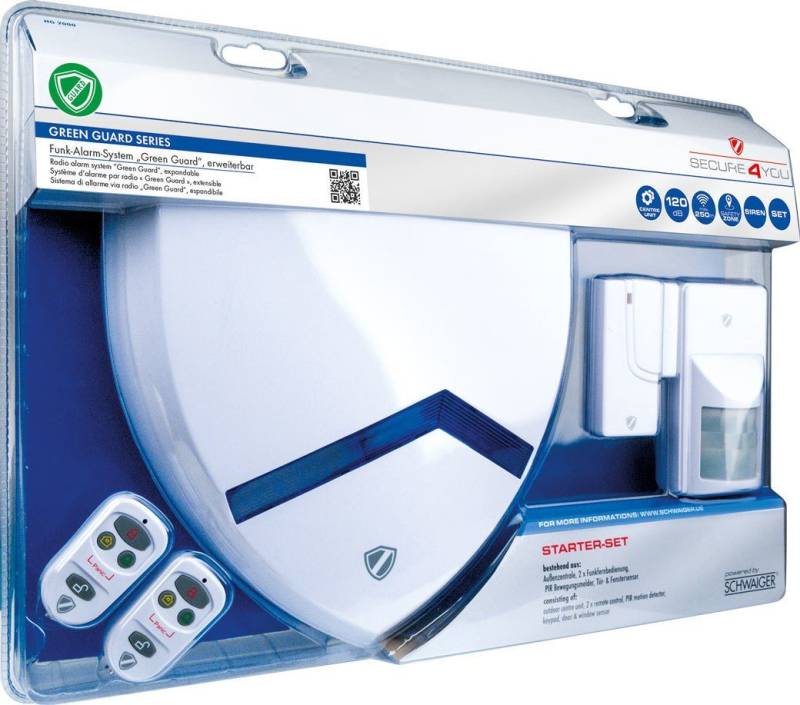 Schwaiger Schwaiger Funk-Alarm-System Green Guard Alarmanlage von Schwaiger