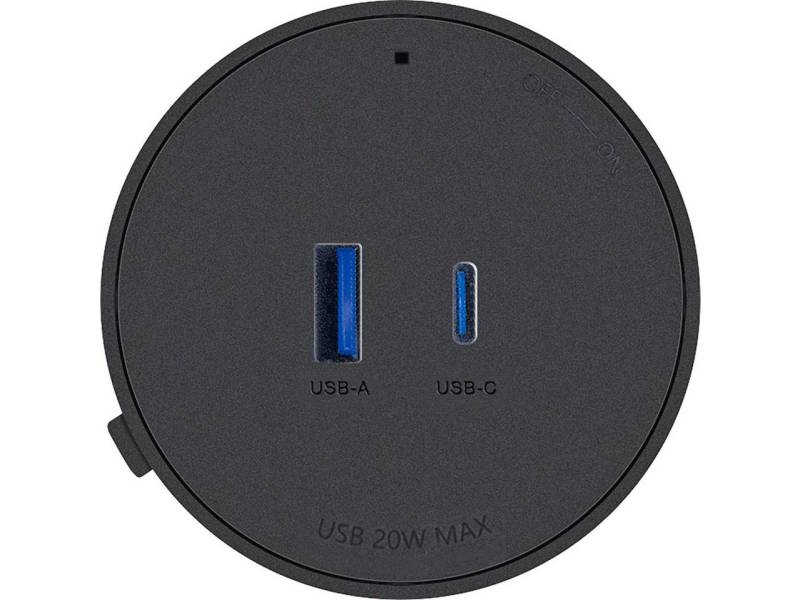 Schwaiger Steckdose Schwaiger Steckdosenadapter für modulare, USB-Anschluss von Schwaiger