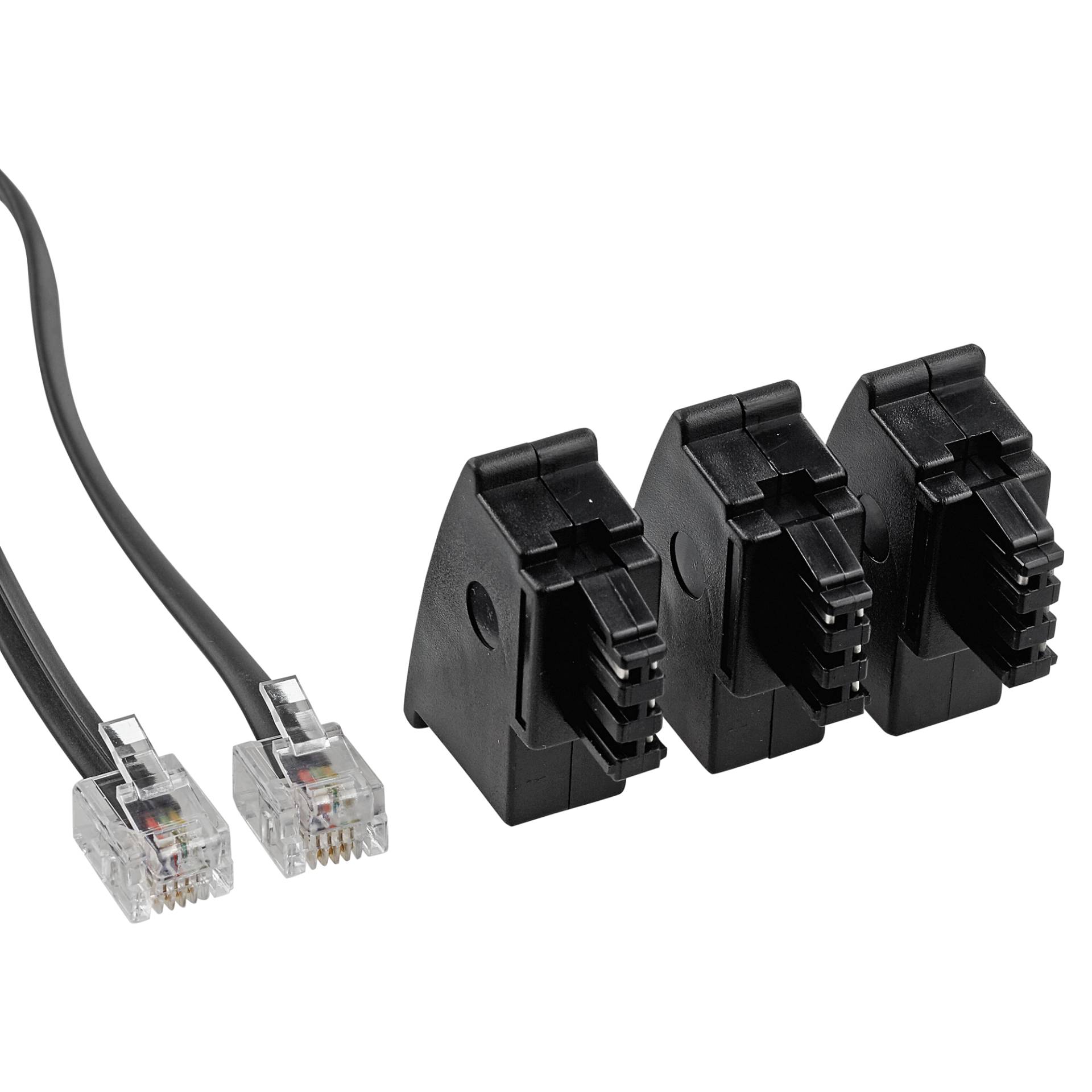 Schwaiger Telefonkabel-Set "Phone & Computer" Professional 10 m 4-tlg. Schwaiger Telefonkabel-Set "Phone & Computer" Professional 10 m 4-tlg. von Schwaiger