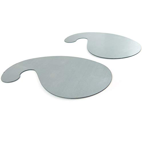 Zwei Schreiner-Ziehklingen Schwanenhalsform von Schwan S-Hals Schwanenhals Schaber von Schwan