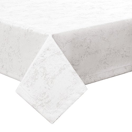 Tischdecke Decke Fleckschutz marmoriert Lotus Effekt Garten bügelfrei Meliert Farbe Weiß Maße 160x220 oval Tischdecke Decke Fleckschutz marmoriert Lotus Effekt Garten bügelfrei Meliert Farbe Weiß Maße 160x220 oval von Schwar Textilien