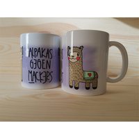 Tasse Alpakas Gegen Mackers von Schwarzesocke
