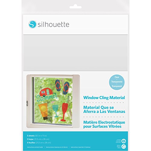 Schwarzkopf Silhouette Silhouette Bedruckbare Haftfolie für Fenster-Transparent, Farblos, 8.5'' x 11'' Schwarzkopf Silhouette Silhouette Bedruckbare Haftfolie für Fenster-Transparent, Farblos, 8.5'' x 11'' von Silhouette America