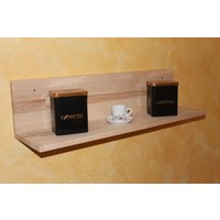 Wandboard Wandregal Buche Massiv 80x22x20cm von Schwarzwaldholzstube