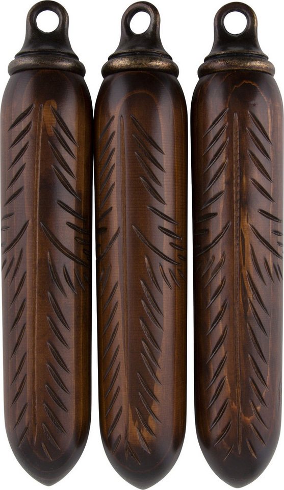 Schwarzwaldpalast/Cuckoo-Palace Wanduhr Premium-Holzgewichte 1260g (3 Stück) von Schwarzwaldpalast/Cuckoo-Palace