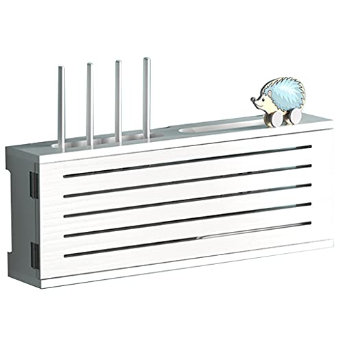 Schweberegale Netzwerk Set Top Box Wandmontierte Router Aufbewahrungs Box Wandmontiertes Regal Multifunktionale WLAN Router Aufbewahrungsboxen Für Zuhause Und Büro Einfach von OMGMTSTORE