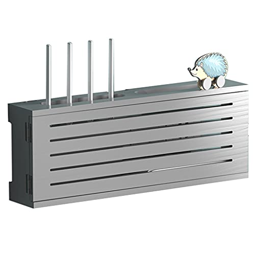 Schweberegale Netzwerk Set Top Box Wandmontierte Router Aufbewahrungs Box Wandmontiertes Regal Multifunktionale WLAN Router Aufbewahrungsboxen Für Zuhause Und Büro Einfach von OMGMTSTORE