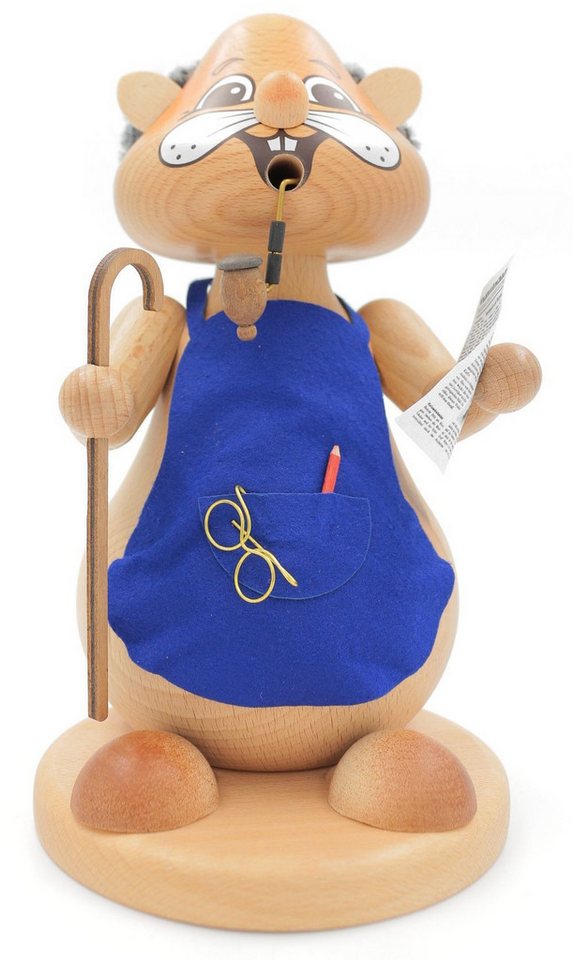 Schweda Räuchermännchen Hamster Groß - Opa von Schweda