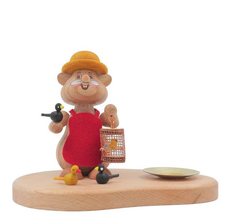 Schweda Räuchermännchen Hamster Mini - Vogelzüchter mit Kerzenhalter Schweda Räuchermännchen Hamster Mini - Vogelzüchter mit Kerzenhalter von Schweda