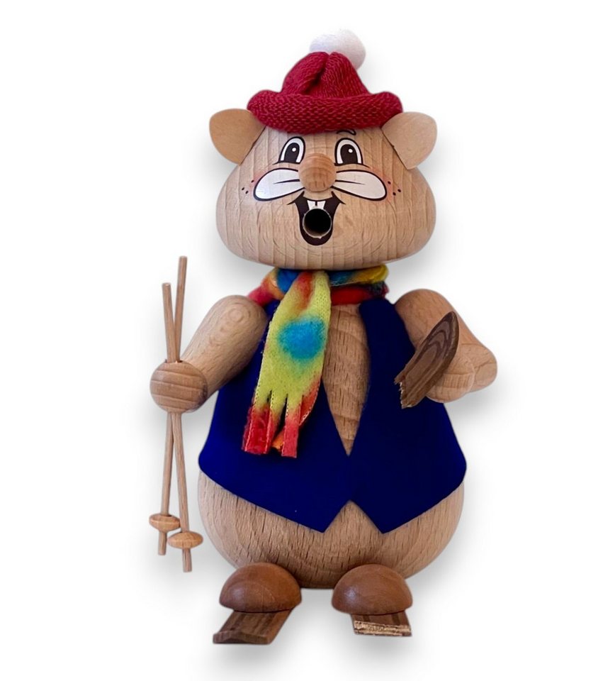 Schweda Räuchermännchen Räuchermann Hamster Klein - Skiunfall Schweda Räuchermännchen Räuchermann Hamster Klein - Skiunfall von Schweda