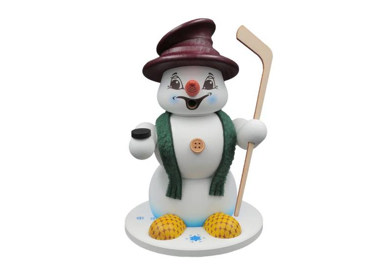 Schweda Räuchermännchen - Schneemann Weiß ca.19cm - Eishockeyspieler Schweda Räuchermännchen - Schneemann Weiß ca.19cm - Eishockeyspieler von Schweda