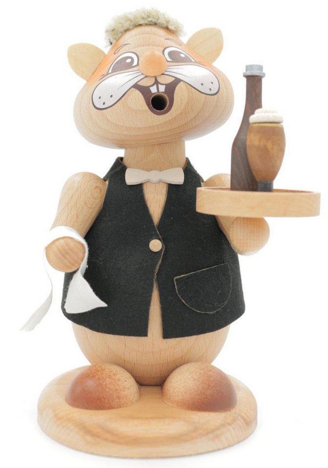 Schweda Räuchermännchen Schweda - Hamster Mittel - Kellner von Schweda