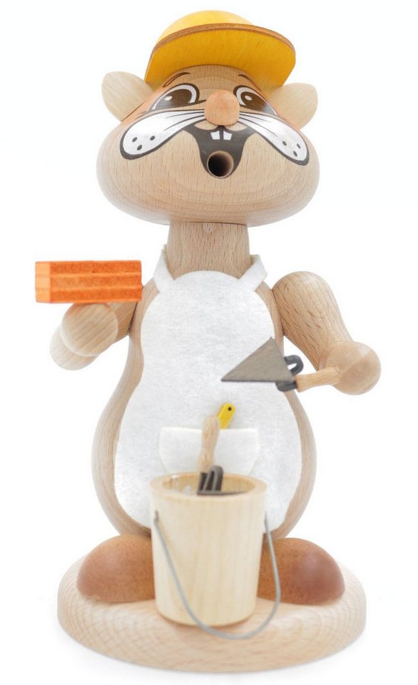 Schweda Räuchermännchen Schweda - Hamster Mittel - Maurer von Schweda