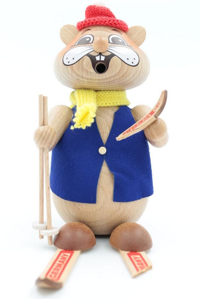 Schweda Räuchermännchen Schweda - Hamster Mittel - Skiunfall von Schweda