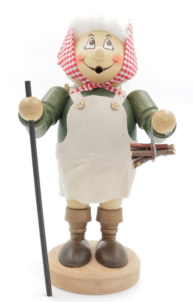 Schweda Räuchermännchen Schweda - Wichtel Groß - Reisigfrau von Schweda