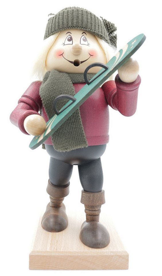 Schweda Räuchermännchen Schweda - Wichtel Groß - Snowboarder Schweda Räuchermännchen Schweda - Wichtel Groß - Snowboarder von Schweda