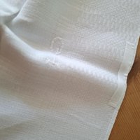 2 Antike Gläserhandtücher Mit Monogramm, Leinendamast von SchwedenSchaetze