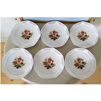 6 Durchbruchteller, Dessertteller 6 Durchbruchteller, Dessertteller von SchwedenSchaetze