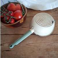 Altes Emaillesieb Von "Kockums", Schweden Altes Emaillesieb Von "Kockums", Schweden von SchwedenSchaetze