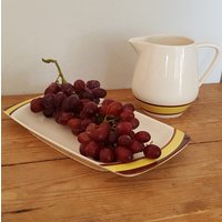 Vintage Krug Und Servierplatte, Ddr von SchwedenSchaetze