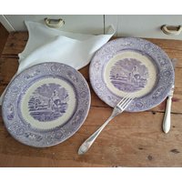 Zwei Antike Speiseteller Von "Gustavsberg", Schweden Zwei Antike Speiseteller Von "Gustavsberg", Schweden von SchwedenSchaetze