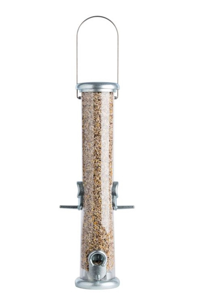 Naturschutzprodukt Futtersäule Ring-Pull Pro midi silber Inhalt 1,0 l Vogelprodukt H 51 cm Naturschutzprodukt Futtersäule Ring-Pull Pro midi silber Inhalt 1,0 l Vogelprodukt H 51 cm von Schwegler