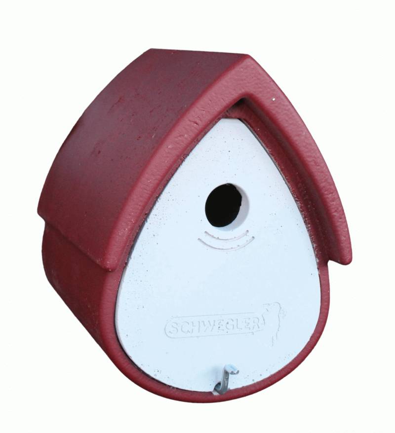 Naturschutzprodukt Nistkasten Vogelnisthöhle Meisenresidenz Typ 1MR Flugloch 32 mm rot-grau von Schwegler