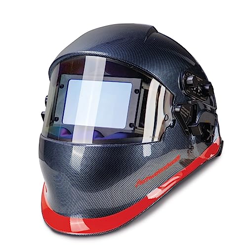 SCHWEISSKRAFT Automatik-Schweißschutzhelm VarioProtect XXL-W F-TC (Schutzhelm zum Schweißen und Schleifen, mit großem Sichtfeld) 1654100 von Schweißkraft