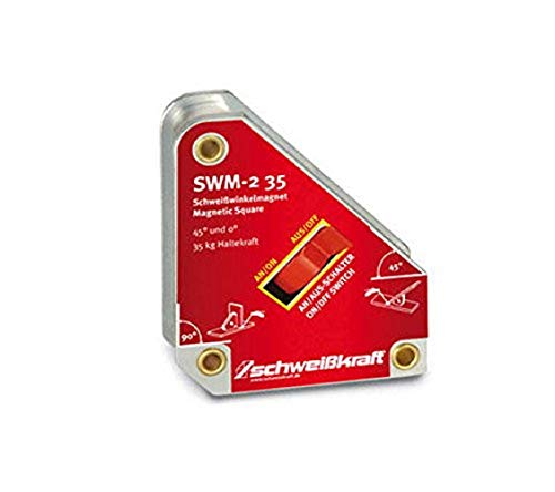 Schweißkraft Schweißwinkelmagnet SWM-2 (Haltekraft 35 kg, Kippschalter, für Rohre, Winkel und Flachmaterial), 1790030 Schweißkraft Schweißwinkelmagnet SWM-2 (Haltekraft 35 kg, Kippschalter, für Rohre, Winkel und Flachmaterial), 1790030 von Schweißkraft