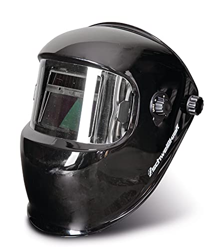 Schweißkraft 1651000 Automatik-Schweißschutzhelm XL-W TC (für MIG, MAG, Wig Schweißen + Schleifen, Reaktionszeit 0,1 ms, Zwei Sensoren, True Color Kassette) von Schweißkraft