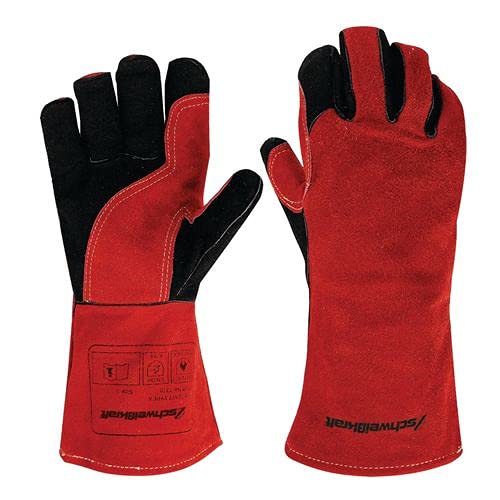 Schweißkraft Schweißerhandschuh Gr. XL (Besonders für Schutzgas geeignet, mit doppellagiger Handfläche) von Schweißkraft