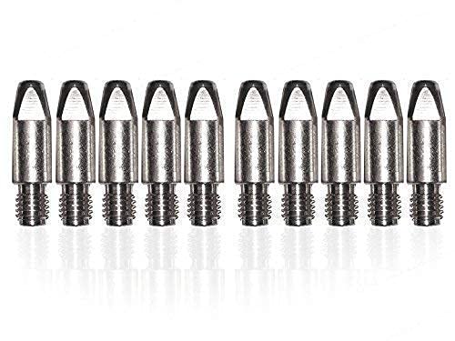 10 Stück Stromdüsen/Kontaktrohre Vernickelt 0,8mm ∅ M8x30 von Baric