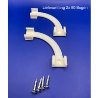 90 Grad Befestigungs Clips/Halterung Für Philips Hue Led Lightstrip V3/V4 | Lightstrip Plus von SchweizerParts