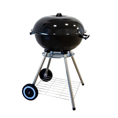 Camping Edelstahl Holzkohle Kugelgrill von Schweng