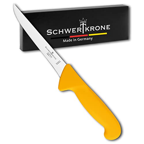 Schwertkrone Metzgermesser Ausbeinmesser 6'' Solingen - Edelstahl, polierte Klinge, rostfrei von Schwertkrone