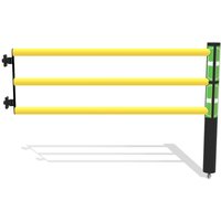 Dancop Schwingtür für Rammschutzgeländer "Delta", Innen- und Außenbereich, HxB 1.200 x 1.750 mm von dancop