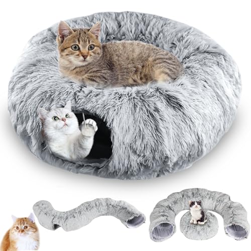 Katzentunnel, runder Katzentunnel schlafbar und Bett mit Katzenloch für Katzen Katzentunnel, runder Katzentunnel schlafbar und Bett mit Katzenloch für Katzen von SciFiVisi