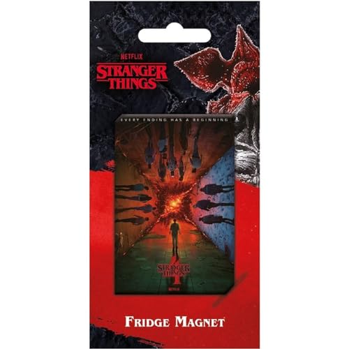 Stranger Things Kühlschrankmagnet (Every Ending Has A Beginning Design) - Offizielles Lizenzprodukt von Scifi Planet