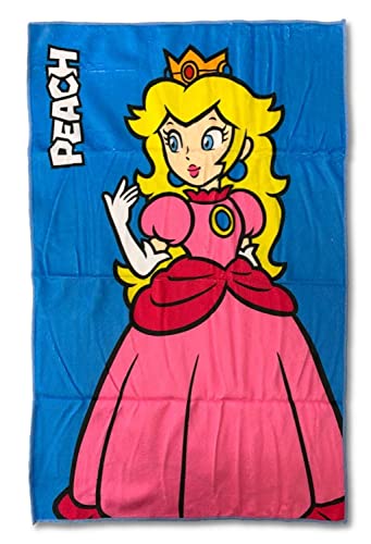 Scificollector Super Mario Handtuch – Prinzessin Pfirsich (kein Badetuch), Maße: 80 x 50 cm von Scificollector