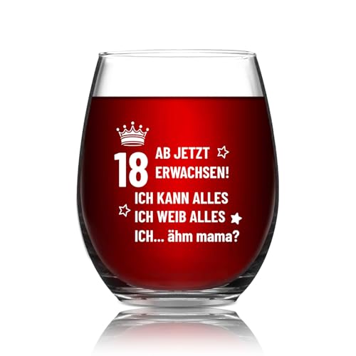 Scinzene Ei Becher Geschenk zum 18 Geburtstag Mädchen, Große 420ml Transparente Becher mit Premium Design für Cocktails Fruchtsäfte Shakes, Einzigartige Geschenke zur Volljährigkeit für Frauen Scinzene Ei Becher Geschenk zum 18 Geburtstag Mädchen, Große 420ml Transparente Becher mit Premium Design für Cocktails Fruchtsäfte Shakes, Einzigartige Geschenke zur Volljährigkeit für Frauen von Scinzene