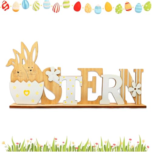 Scinzene Ostern Schriftzug Aufsteller, Osterdeko Holz, Ostern Deko, Deko Ostern, Oster Deko, Osterhase Deko, Ostern Dekoration, Otern Geschenke, Für Party Dekoration Ostergeschenke Scinzene Ostern Schriftzug Aufsteller, Osterdeko Holz, Ostern Deko, Deko Ostern, Oster Deko, Osterhase Deko, Ostern Dekoration, Otern Geschenke, Für Party Dekoration Ostergeschenke von Scinzene