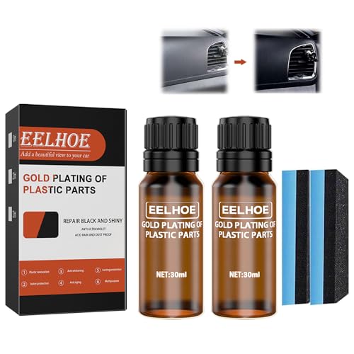 Scivee Plastic Refreshing Agent,Kunststoffteile Kristalline Beschichtung,Auto-Kunststoff-Restaurator,Auto-Plastikteile-Renovierungsmittel,Car Plastics Restorer von Scivee