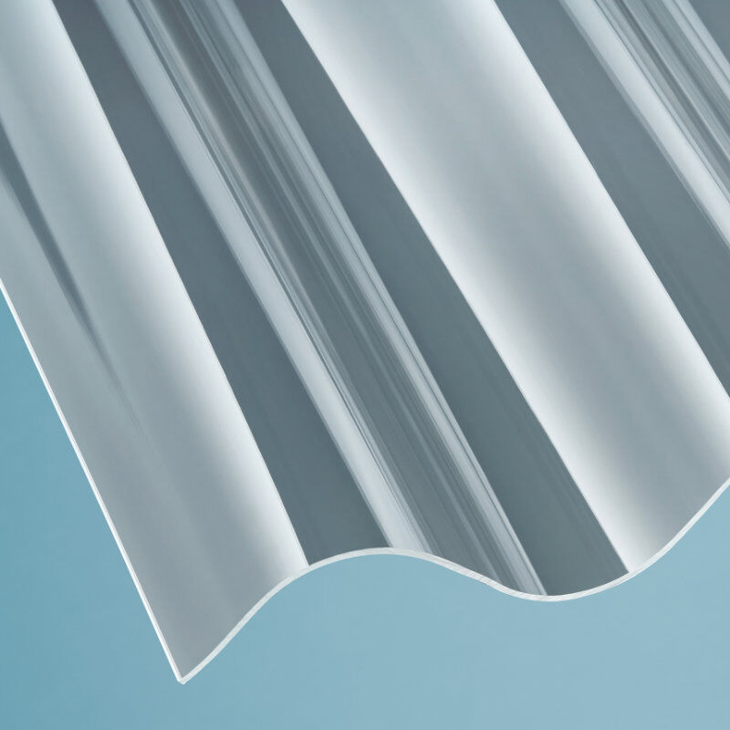 Acryl Doppelstegplatte | Wellplatte | 177/51 Profil 5 | 3 mm | Breite 920 mm | glatt | glasklar Acryl Doppelstegplatte | Wellplatte | 177/51 Profil 5 | 3 mm | Breite 920 mm | glatt | glasklar von Scobalit
