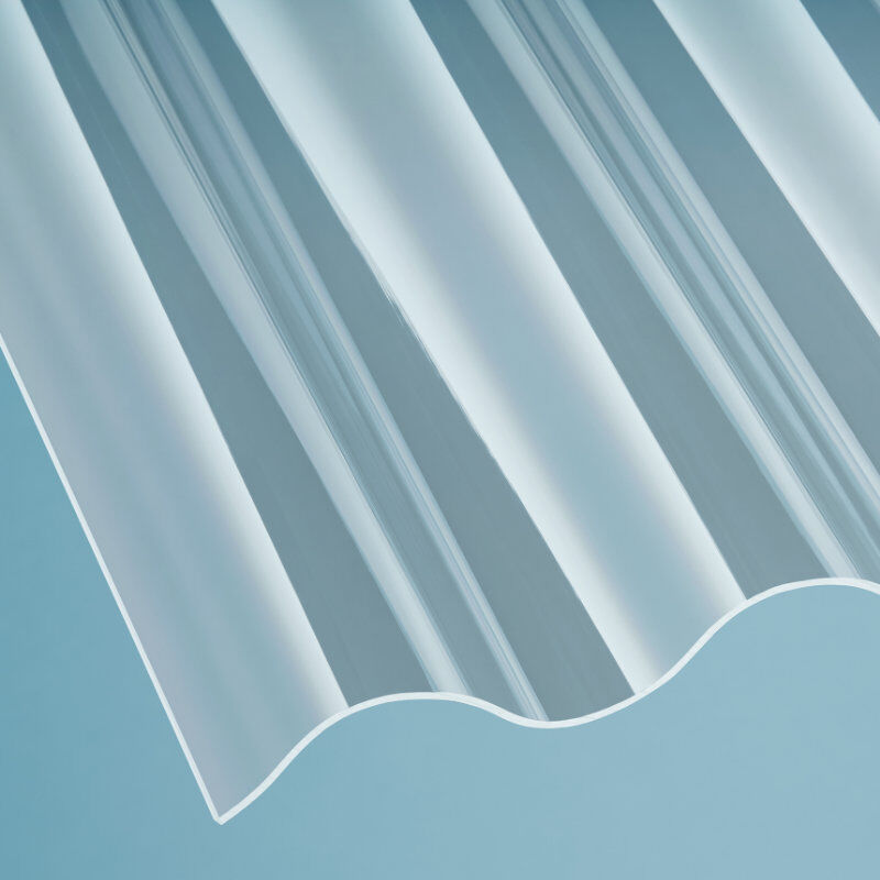 Acryl Lichtplatte | Wellplatte | 130/30 Profil 8 | ca. 3 mm | Breite 1000 mm | glatt | glasklar Acryl Lichtplatte | Wellplatte | 130/30 Profil 8 | ca. 3 mm | Breite 1000 mm | glatt | glasklar von Scobalit