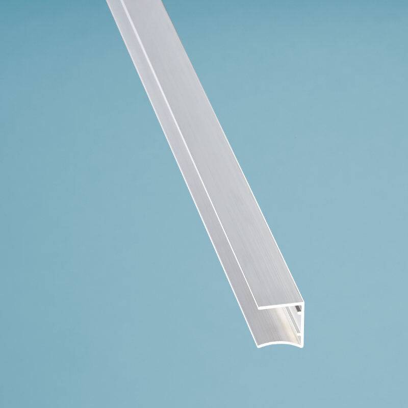 Alu Abschlussprofil | Kantenschutz oberer Abschluss | Plattenstärke 16 mm | pressblank von Scobalit