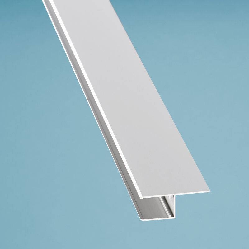 Alu U-Profil mit Befestigungslasche für 16mm Hohlkammerpaneele von Scobalit