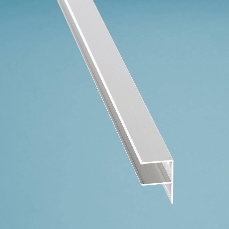 U-Profil Alu mit Tropfnase für 16mm Hohlkammerpaneele von Scobalit