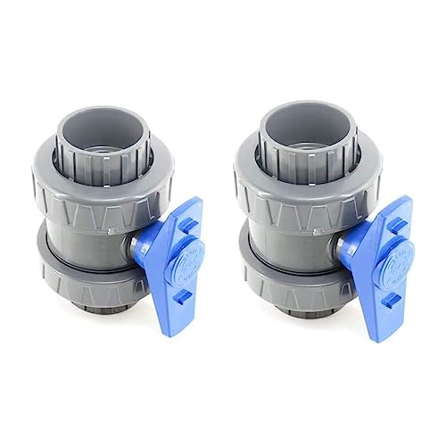 Interplast - Satz mit 2 Ventilen - ø 50 mm, PVC für Schwimmbad. Version 2020 - S322050U-x2 von Scoban